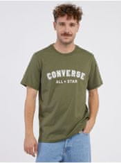 Converse Kaki unisex tričko Converse Go-To All Star L