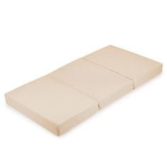 Solier Skladací detský matrac s poťahom 120x60 - béžová