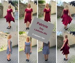 Šijeme hravě Strih Patricie dámske šaty 170 cm