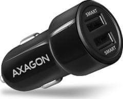 AXAGON nabíječka do auta / PWC-5V5 / 2x USB-A / 5V - 2.4A + 2.4A, 24W / černý