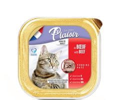 Plaisir Cat hovädzie, vanička 100 g