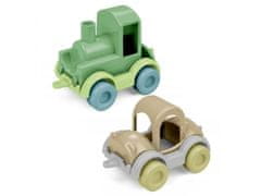 Wader RePlay Kid Cars Beetle a lokomotíva, recyklovaná súprava hračiek 