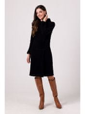 BeWear Dámske mikinové šaty Evrailes B270 čierna XL