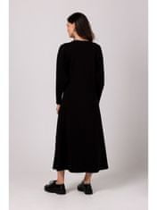 BeWear Dámske maxi šaty Claudas B267 čierna XL