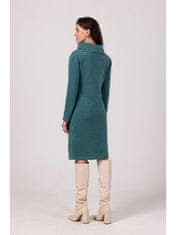BeWear Dámske mikinové šaty Evrailes B270 tyrkysová XL