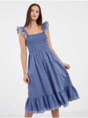 VILA Modré dámske šaty VILA Milly M