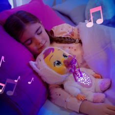 TM Toys CRY BABIES Interaktívna bábika Dobrú noc Daisy Hviezdna obloha