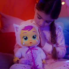TM Toys CRY BABIES Interaktívna bábika Dobrú noc Daisy Hviezdna obloha