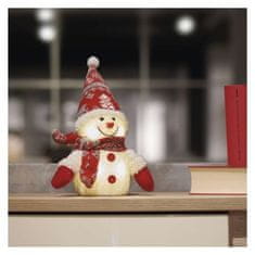 EMOS LED vianočný snehuliak svietiaci, 25 cm, 3x AAA, vnútorná, teplá biela