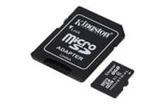 Kingston pamäťová karta 8GB Industriálna micro SDHC UHS-I C10 (čítanie/zápis: 90/20MB/s) + SD adaptér