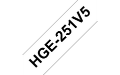 HGE-251, biela / čierna, 24 mm