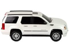 Lean-toys Cadillac Escalade R/C Biele svetlá Zvuk 1:16