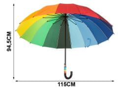 Verk  25007 Dáždnik dúhový 115 cm