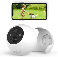 Sobex Bezpečnostná kamera Litmor Wifi, IP, FULL-HD - wifi kamera - vonkajšia kamera. 100% Bezdrôtová, Nabíjacia 
