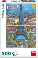 DINO Puzzle Eiffelova veža 500 dielikov