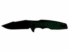 Zero Tolerance ZT-0393GLCF Hinderer Glow vreckový nôž 8,9 cm, čierna, uhlíkové vlákno, svieti v tme