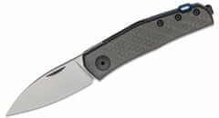 Zero Tolerance ZT-0235 DOUBLE DETENT vreckový nôž 6,5 cm, čierna, uhlíkové vlákno, so sponou