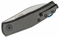Zero Tolerance ZT-0235 DOUBLE DETENT vreckový nôž 6,5 cm, čierna, uhlíkové vlákno, so sponou