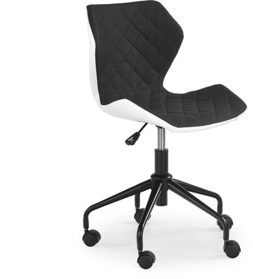 Halmar Detská stoličky Matrix, biela / čierna