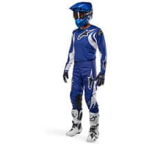 Alpinestars motokrosový dres Fluid Lucent blue ray/white vel. M