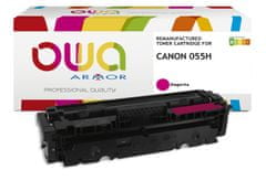 Armor OWA toner kompatibilný s Canon CRG-055H M, 5900st, červená/magenta