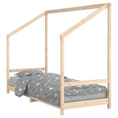 Vidaxl Rám detskej postele 80x200 cm masívna borovica