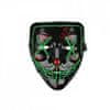 GGV  Desivá svietiaca maska zelená
