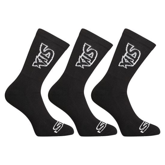 Styx 3PACK ponožky vysoké čierne (3HV960)