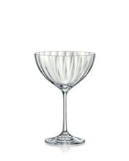 Crystal Bohemia Bohemia Crystal poháre na martini a koktaily Waterfall 340 ml (set po 6 ks)