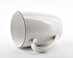 Affekdesign Porcelánový hrnček SIMPLE 370 ml biely
