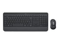Logitech klávesnica s myšou Wireless MK650 Signature - bezdrôtová/ bolt/Bluetooth/ CZ/SK/Graphitová