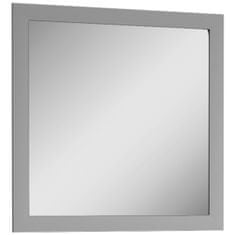 KONDELA Zrkadlo na stenu Provance LS2 - sivá