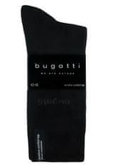 BUGATTI 6 PACK - ponožky 6703E-610 black (Veľkosť 39-42)