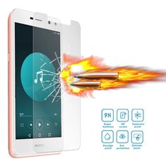 Bomba 2.5D Tvrdené ochranné sklo pre Huawei