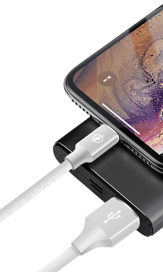 Bomba iPhone USB kábel 1M F137_WHITE