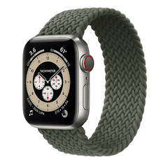 Bomba Nylonový elastický remienok na Apple Watch WD112BLACK_SIZE-S-42-44MM