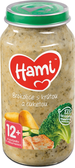 Hami Brokolica a morčacie prsia (250 g) - mäsovo-zeleninový príkrm