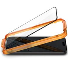 Spigen Glas.Tr Full Cover 2x ochranné sklo na iPhone 15 Pro, čierne