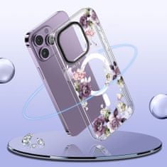 Tech-protect Magmood MagSafe kryt na iPhone 15 Pro, spring floral