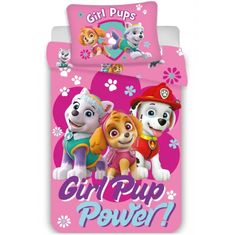 BrandMac Obliečky do detskej postieľky Paw Patrol - Girl Pup Power!