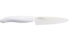 Kyocera keramický nôž na ovocie a zeleninu s bielou čepeľou 11 cm, biela rukoväť