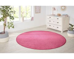 Hanse Home Kusový koberec Nasty 101147 Pink kruh 133x133 (priemer) kruh