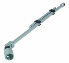 ASTA Kľúč s posuvnou rukoväťou - T-kľúč 7 mm, kĺbový, extra dlhý 388 mm, metrický - ASTA