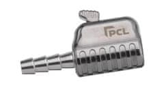 PCL Koncovka na hustenie pneu rovná, priemer 6 mm, otočná, samoistiaca, extra pevná - PCL