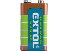 EXTOL Batéria alkalická 9V, 6LR61 - EXTOL LIGHT EX42016