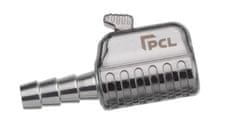 PCL Koncovka na hustenie pneu rovná, priemer 8 mm, otočná, extra pevná - PCL