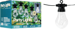 ProGarden Svetelná reťaz žiarovky LED PARTY 8 ks 6,6m