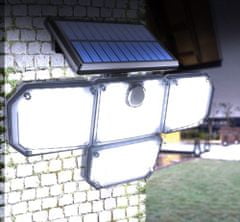 Popron.cz Solární lampa 181 LED s venkovním panelem Izoxis