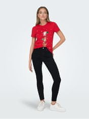 ONLY Dámske tričko ONLYRSA Regular Fit 15306571 Urban Red (Veľkosť XL)