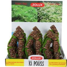 Zolux Dekorácia do akvária TOTEM 2 so živými semienkami machu 7,7 x 5,6 x 13,8cm